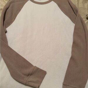 GAP Men's Crewneck Sweater - Cream and Tan